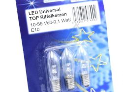 10-55VAC-0,1W 57690 57691 1046V0,1W LED-TOP-IZDUŽENA LAMPA MAT 3KOM-BLISTER