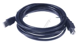USB-A ADAPTERKABEL,  USB-B,  2.0, SCHWARZ,  3M