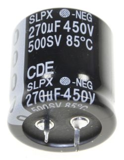 270UF-450V SLPX271M450E3P3 ELKO RADIAL 85° 30X30MM SNAP-IN -ROHS-