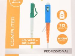 GFNK2500 GLASF. OS2 10GBIT/ S LC/ APC- SC/ UPC 5M WEISS