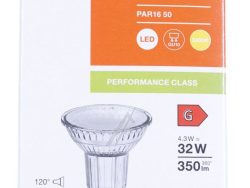 LED PAR1650120 LED PAR16 P 4.3W 830 GU10