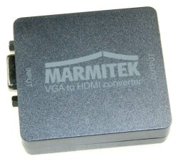 CONNECT VH51 25008267 VGA AUF HDMI ADAPTER -KONVERTER PC ZU BEAMER - 3,5 MM AUDIO-ANSCHLUSS -