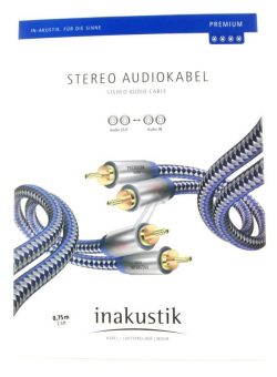 PREMIUM-II 00404007 AUDIO KABL 0.75M PREMIUM II AUDIO STEREO 2XCINC/ 2XCINC