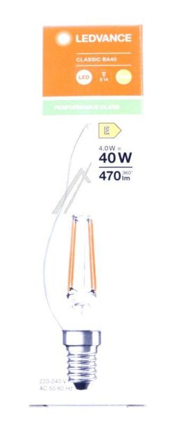 LED CLBA40 4W 8 LED CLASSIC BA P 4W 827 FIL CL E14