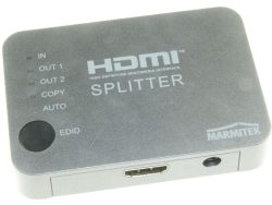 SPLIT 312 UHD 25008255 HDMI SPLITTER 4K60 -1 EIN /  2 AUS – ULTRA HD – 4K60 – HDMI VERTEILER – EDID SCHALTER
