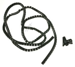 18835 SPIRALSCHLAUCH MIT EINZIEHWERKZEUG 2,5M X 15MM SCHWARZ