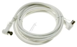 ANTENNENKABEL 2,5M CLASS A WINKEL/ WINKEL WEISS