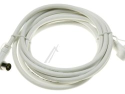 ANTENNENKABEL 2,5M CLASS A WINKEL/ WINKEL WEISS