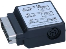 SCARTADAPTER 1XSCARTST/ 6POL-DIN/ AUFN  WIEDERG.REC