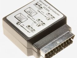 SCARTADAPTER 1XSCARTST/ 6POL-DIN/ AUFN  WIEDERG.REC