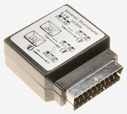 SCARTADAPTER 1XSCARTST/ 6POL-DIN/ AUFN  WIEDERG.REC