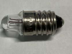 1,2V-0,22A-0,26W E10-SKALENLÄMPCHEN,  LINSE