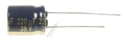 220UF-35V EEUFC1V221 ELKO RADIAL PAN 105° 10X12,5MM -ROHS-