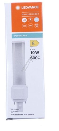 DULUX LED D10 E DULUX LED D EM & AC MAINS V 5W 840 G24D-1
