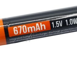 1,5V-600MAH AAA LI-IONEN AKKU MIT MICRO USB LADEFUNKTION