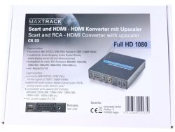 CS 33 SCART ZU HDMI KONVERTER MIT UPSCALER