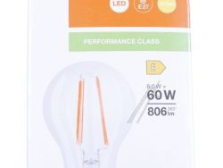LED CLA60 6.5W LED CLASSIC A P 6.5W 827 FILAMENT KLAR E27