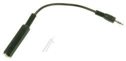 3,5MM-KLINKENSTECKER/ 6,35MM-KLINKENKUPPLUNG STEREO 0,20M