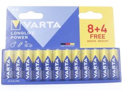 LR6 4906121772 1,5V ALKALINE MIGNON VARTA 12ER KARTON LONGLIFE POWER
