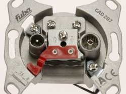 GAD 207 29440232 DURCHGANGSDOSE,  2-LOCH,  7,5DB,  5-1006MHZ