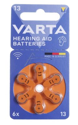 13 24606 101 416 1,45V BATERIJE ZA SLUŠNI APARAT 13 BLISTER 6