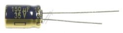 150UF-35V EEUFC1V151 ELKO RADIAL PAN 105° 8X11,5MM -ROHS-