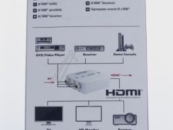 HDMRCA01513 KONVERTER AV AUF HDMI – MIT 3 CINCH    HDMI-BUCHSEN