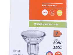 LED PAR165036 D LED PAR16 DIM P 4.5W 930 GU10