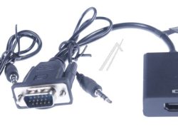 ADAPTER VGA -> HDMI-A BUCHSE,  1080P,  15CM