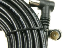 ANTENNENKABEL 10,0M CLASS A WINKEL/ WINKEL SCHWARZ