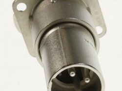NA3FDM 3-POLIGER XLR BUCHSEN-STECKER DURCHGANGSADAPTER PANELMONTAGE