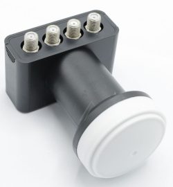 LNB4 QUAD-SWITCH LNB 40MM FEED MIT INTEGRIERTEM MULTISCHALTER