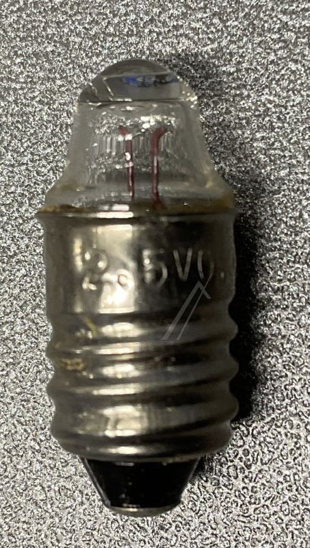 2,5V-0,3A-0,75W E10-SKALENLÄMPCHEN,  LINSE