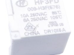 9VDC 10A-250VAC HF3FD/ 009-H3F RELAIS,  1 SCHLIESSER