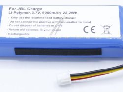 3,7V-6000MAH LI-POLYMER LAUTSPRECHER AKKU FÜR JBL