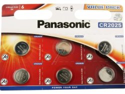 CR2025 CR-2025L/ 6BP 3V – 165MAH DUGMASTA BATERIJA 6 KOMADA