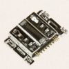 3722-003761 JACK-MICRO USB,11P(USB 5P 6P), SN/ NI, BLK,