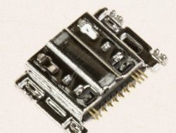 3722-003761 JACK-MICRO USB,11P(USB 5P 6P), SN/ NI, BLK,