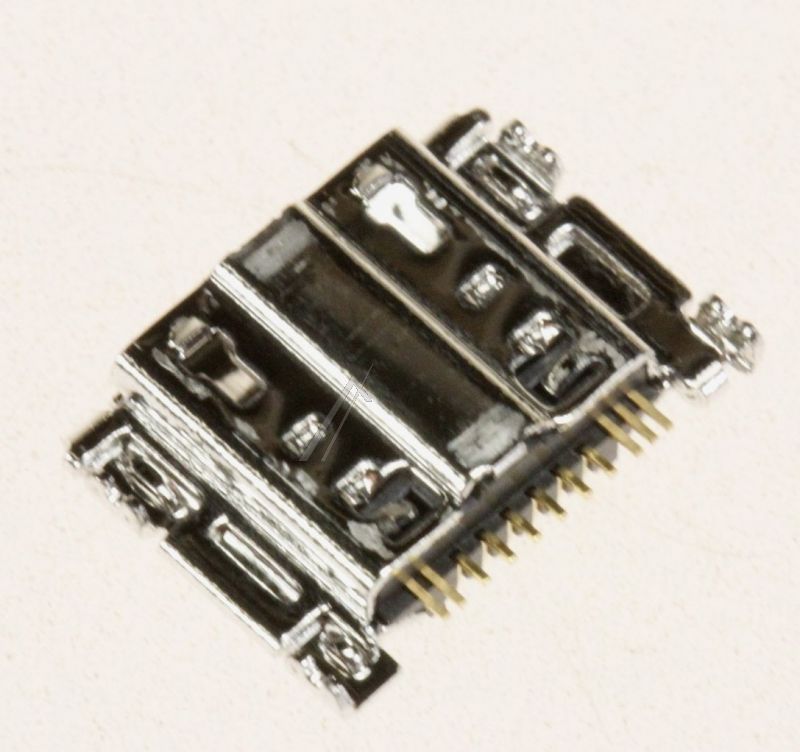 3722-003761 JACK-MICRO USB,11P(USB 5P 6P), SN/ NI, BLK,