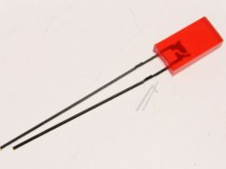 LED-5X2MM HLMP-S100 ROT RECHTECKIG,  1,6V-2,2V 110° ULTRAROT