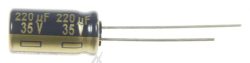 220UF-35V EEUFC1V221L ELKO RADIAL PAN 105° 8X15MM -ROHS-