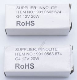 133.0565.492 LAMPE HALOGEN G4 12V 20W 2900K (2 STÜCK)