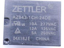 24VDC 10A-277VAC AZ943-1CH-24DE RELAIS,  1 WECHSLER