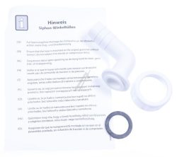 2250 SIFON UGAONI 90° OD PLASTIKE IG 1" AUF 3/ 4"