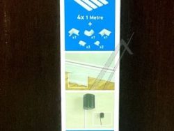 D-2010W 4X1M SET 61011 D-LINE KABELFÜHRUNG 20 X 10 MM,  4 X 1M,  INKL. 8 STECKVERBINDER