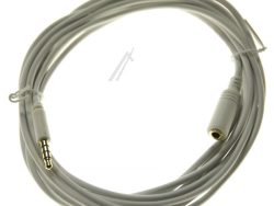 KLINKENVERLÄNGERUNG 4-POL. 3,5MM STECKER/ BUCHSE WEISS 3,0M