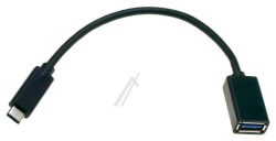 USB 3.1 C STECKER /  USB 3.0 A KUPPLUNG,  OTG,  0,2M