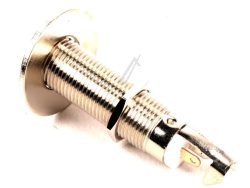 PSG01499 KLINKEN-AUDIO-STECKVERBINDER,  3 KONTAKTE,  BUCHSE,  6.35 MM,  PANELMONTAGE,  METALLGEHÄUSE