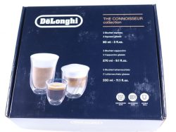 DLSC302 5513284451 CONNOISSEUR-KOLLEKTION,  SET MIT2 ESPRESSO-,  2 CAPPUCCINO- UND 2 LATTE MACCHIATO (DOPPELWANDIGE GLÄSER)