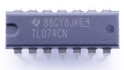 TL074CN IC OPERATIONSVERSTÄRKER,  QUAD JFET,  DIP-14